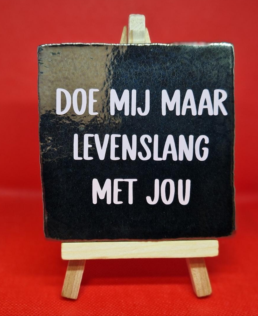 Levenslang tegeltje