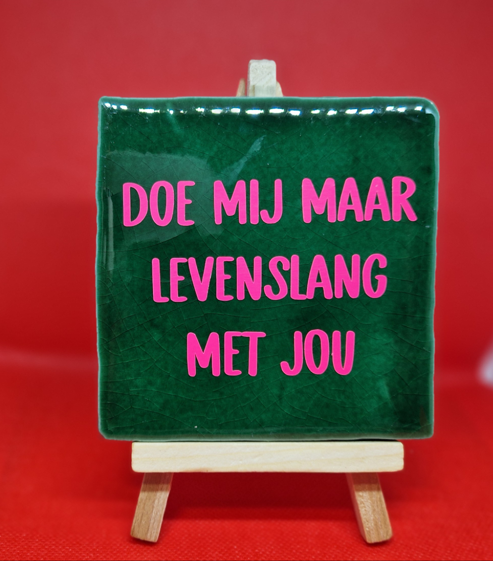 Levenslang tegeltje