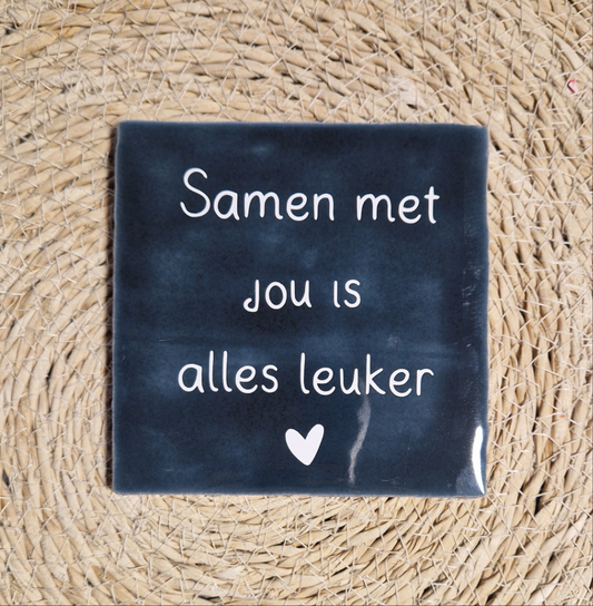 Samen tegeltje
